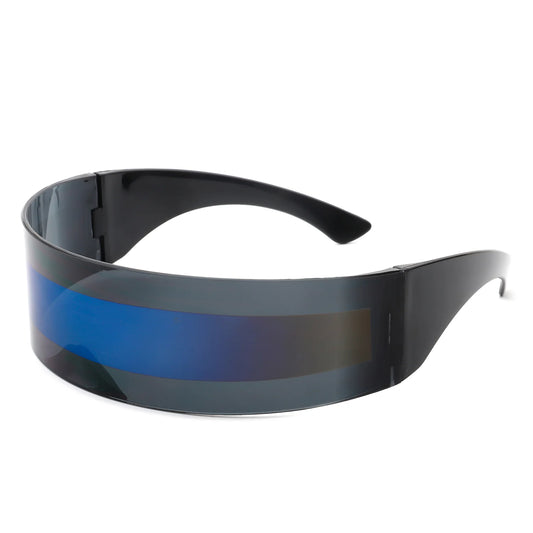 Futuristic Shield Translucent Cyclops Sunglasses