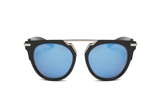Retro Brow-Bar Sunglasses